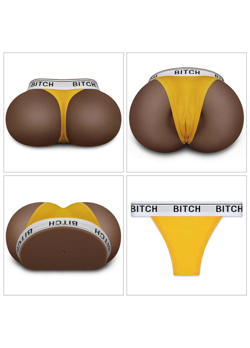 Реалистичный мастурбатор вагина с анусом Streetgirls Black №11 Lovetoy (258290981)