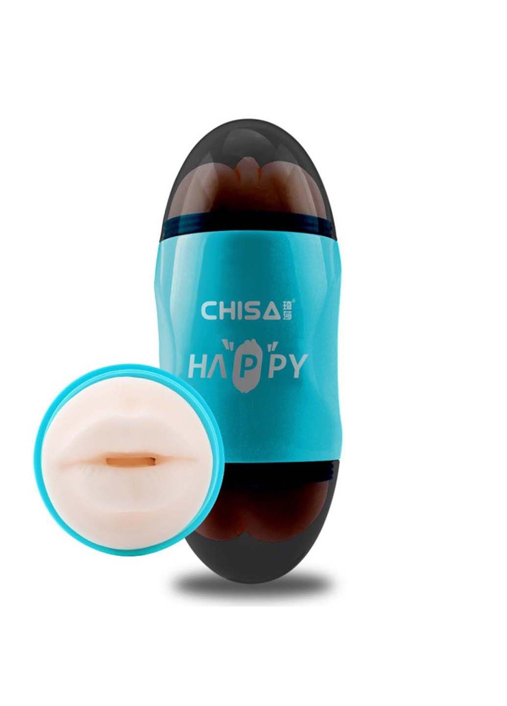 Мастурбатор для чоловіків Happy Cup Mouth & Ass Masturbator Chisa (258290723)