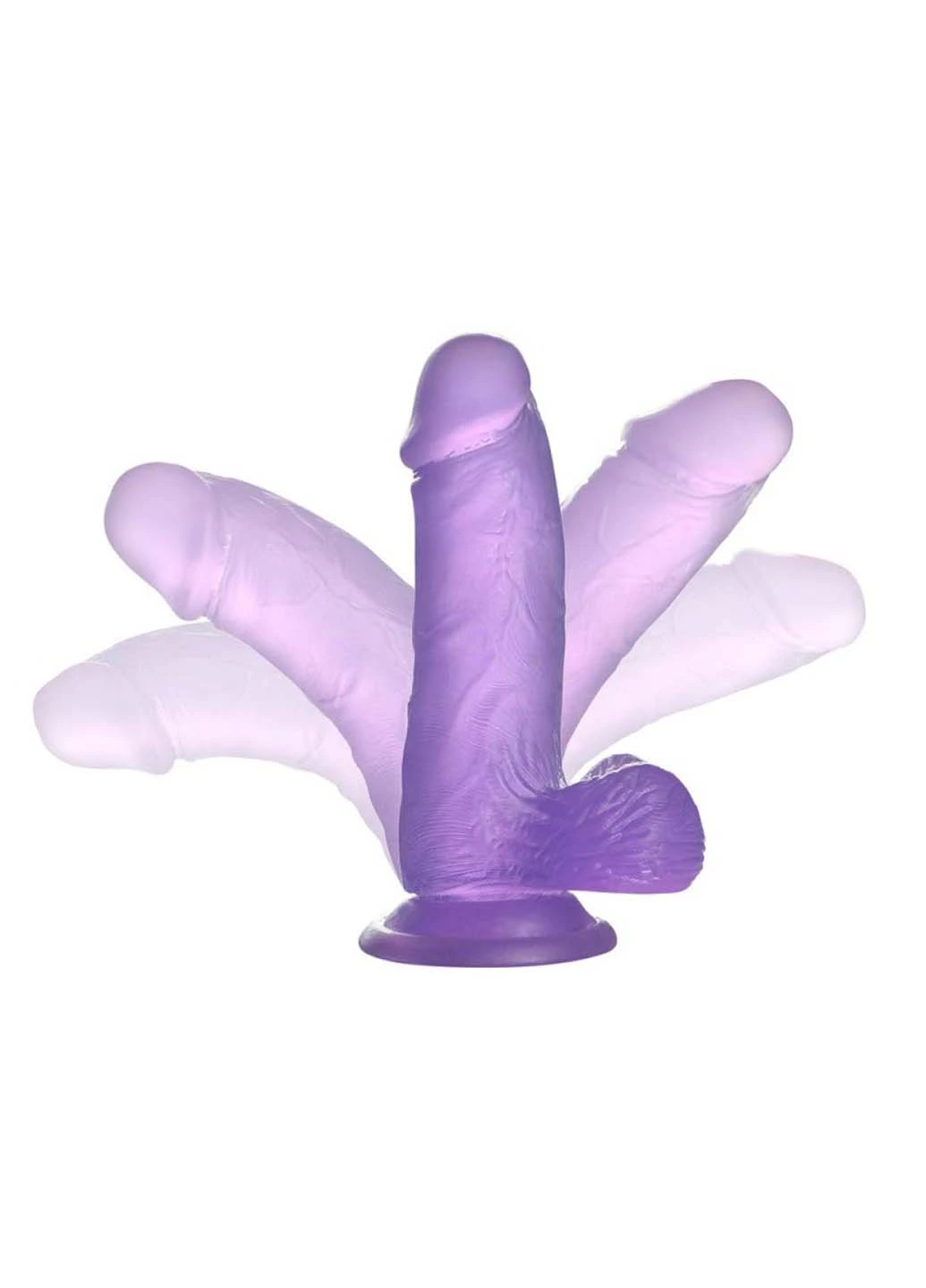Силиконовый фаллоимитатор Jelly Studs Crystal Dildo Small Lovetoy (258291083)