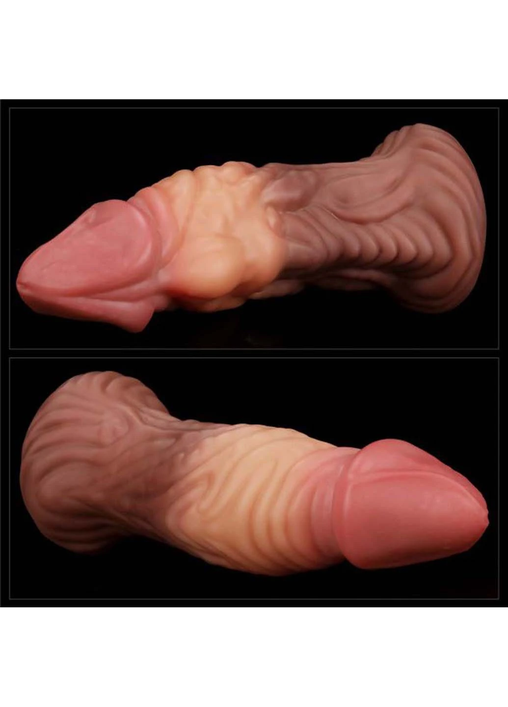 Фаллоимитатор монстр Dual layered Platinum Silicone Plug 7.0 Lovetoy (258291111)