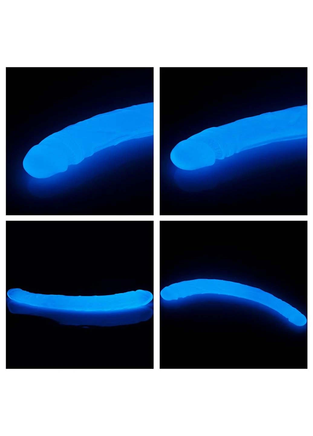 Светящийся двойной фаллоимитатор Lumino Play Double Dildo 14.5 Lovetoy (258290927)