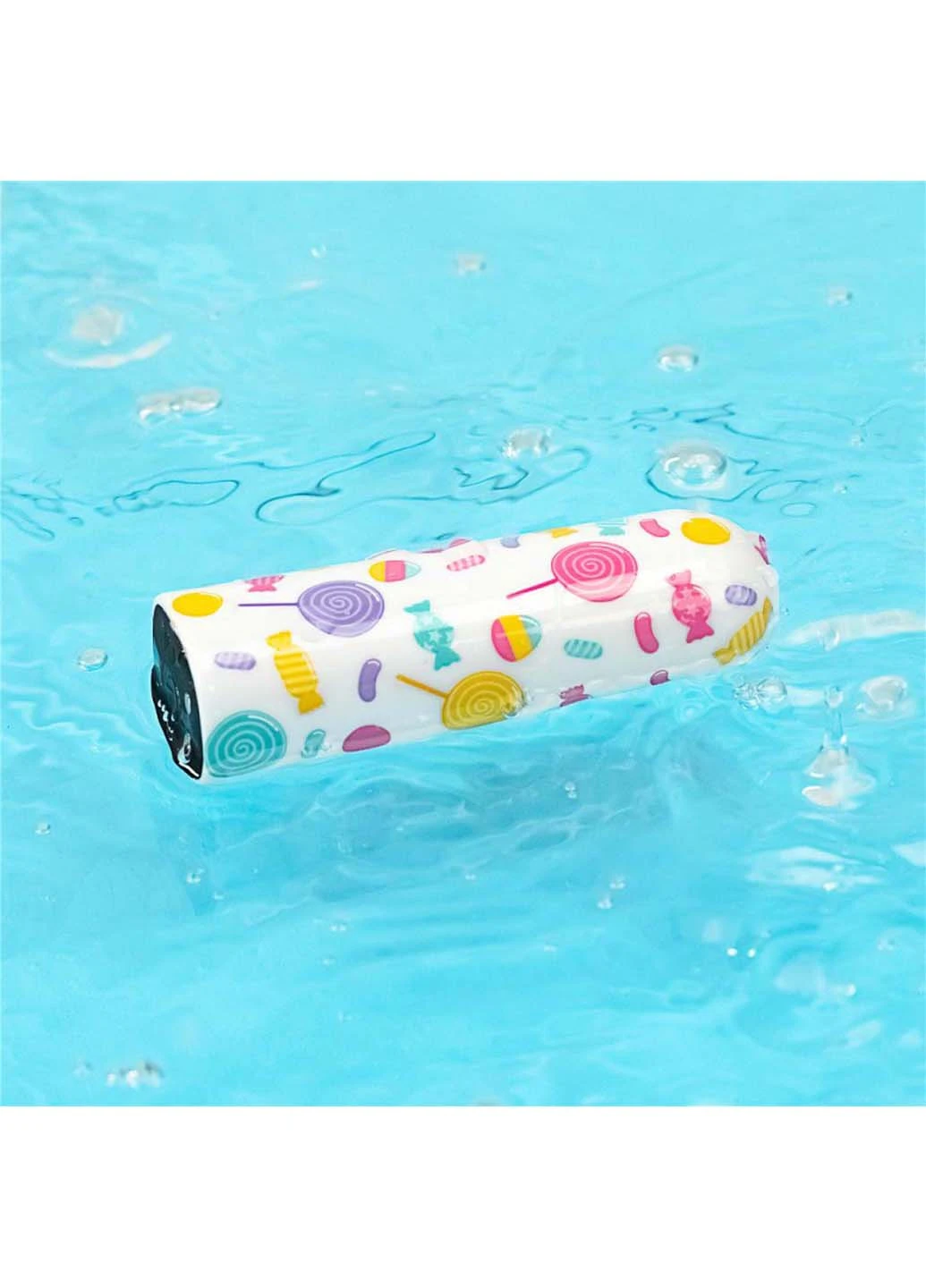 Компактный вибратор с принтом Rechargeable Lollipop Massager Lovetoy (258290949)