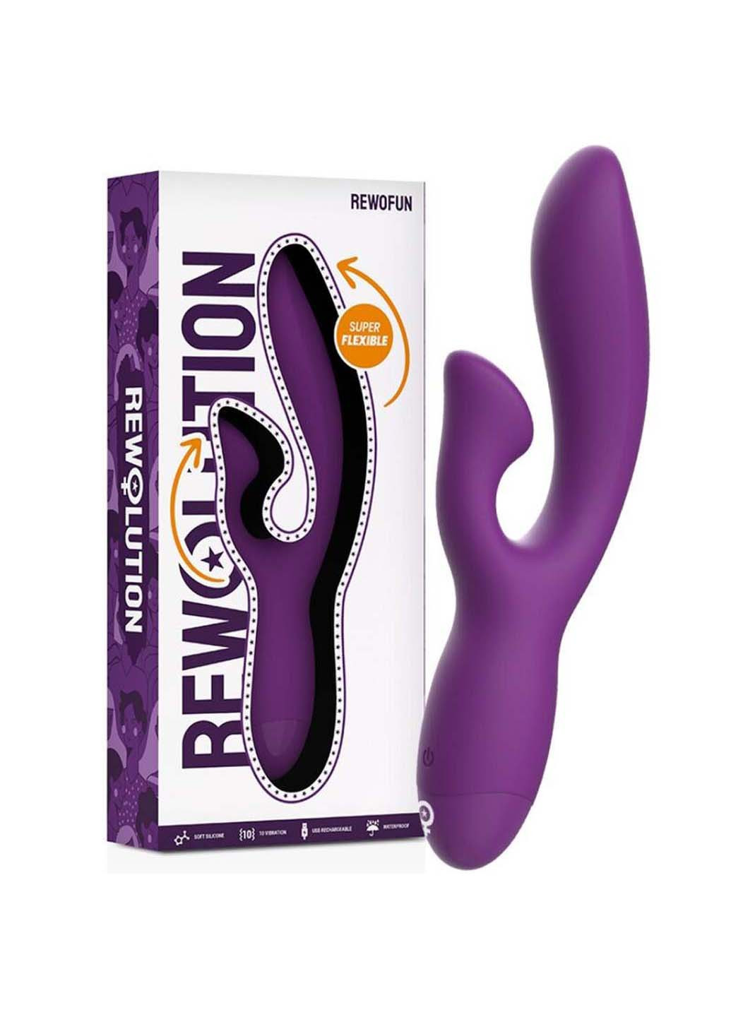 двойной вибоатор  Двойной вибратор Rewofun Flexible Rabbit Vibrator Rewolution (258291004) ‣  Купить в интернет-магазине Каста ‣ Киев, Одесса, Харьков ‣ Доставка по всей  Украине! (#258291004)