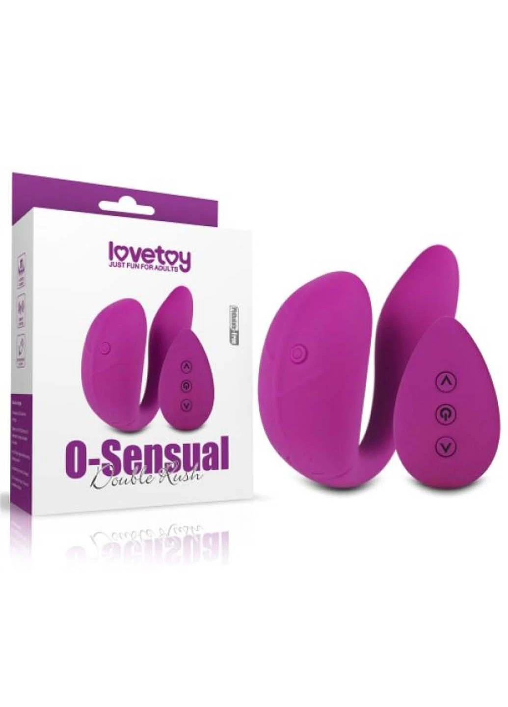 Подвійний вібростимулятор O-Sensual Double Rush Lovetoy (258290960)