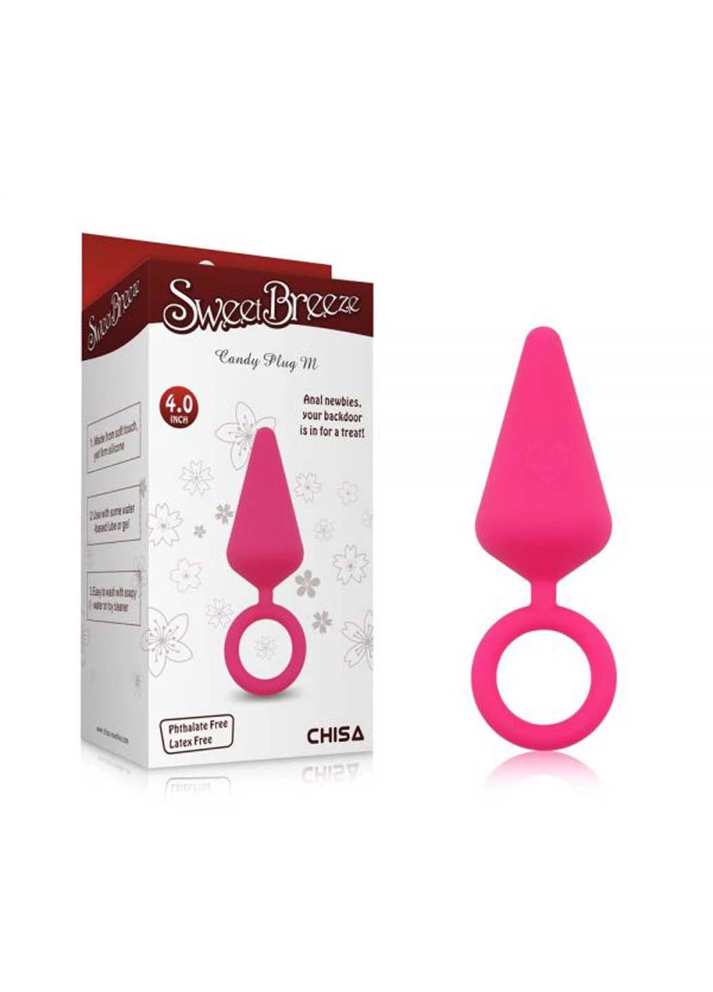 Анальна пробка з кільцем Candy Plug Medium Chisa (258290814)
