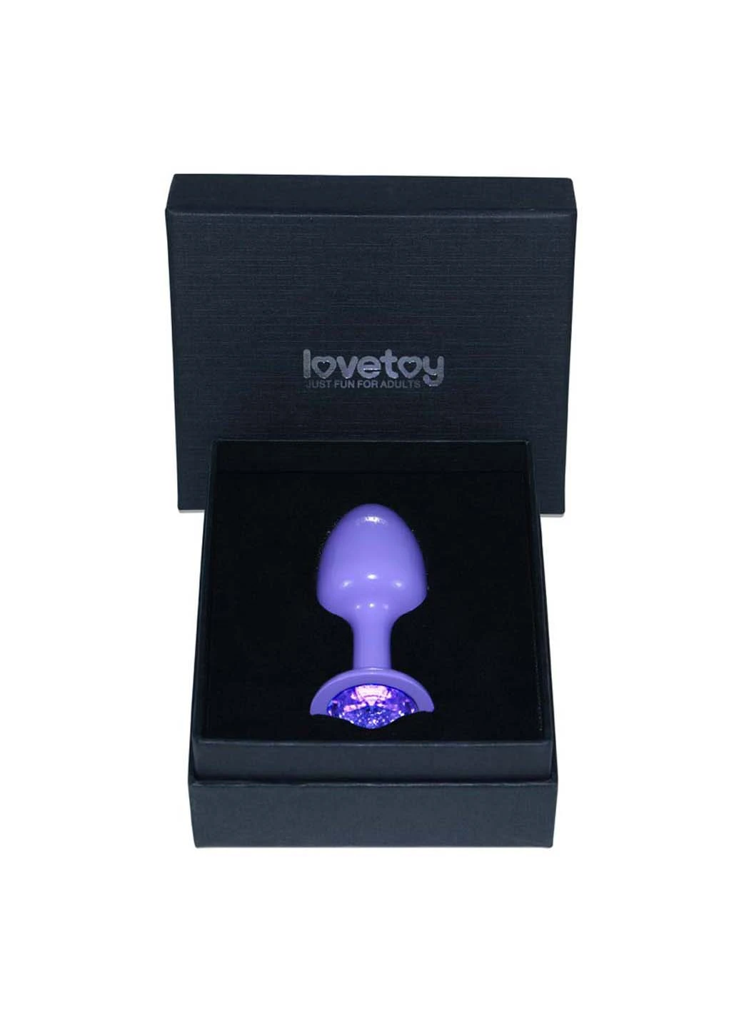 Анальная пробка Rosebud Purple в подарочной упаковке Lovetoy (258290935)