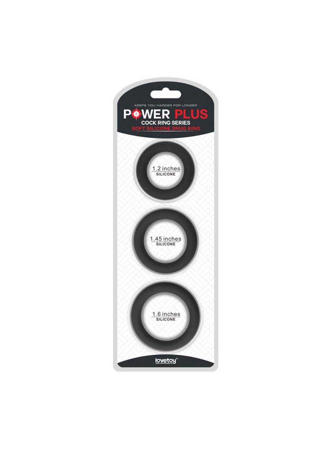 Мягкие силиконовые кольца для пениса Power Plus Soft Silicone Snug Ring Lovetoy (258291133)