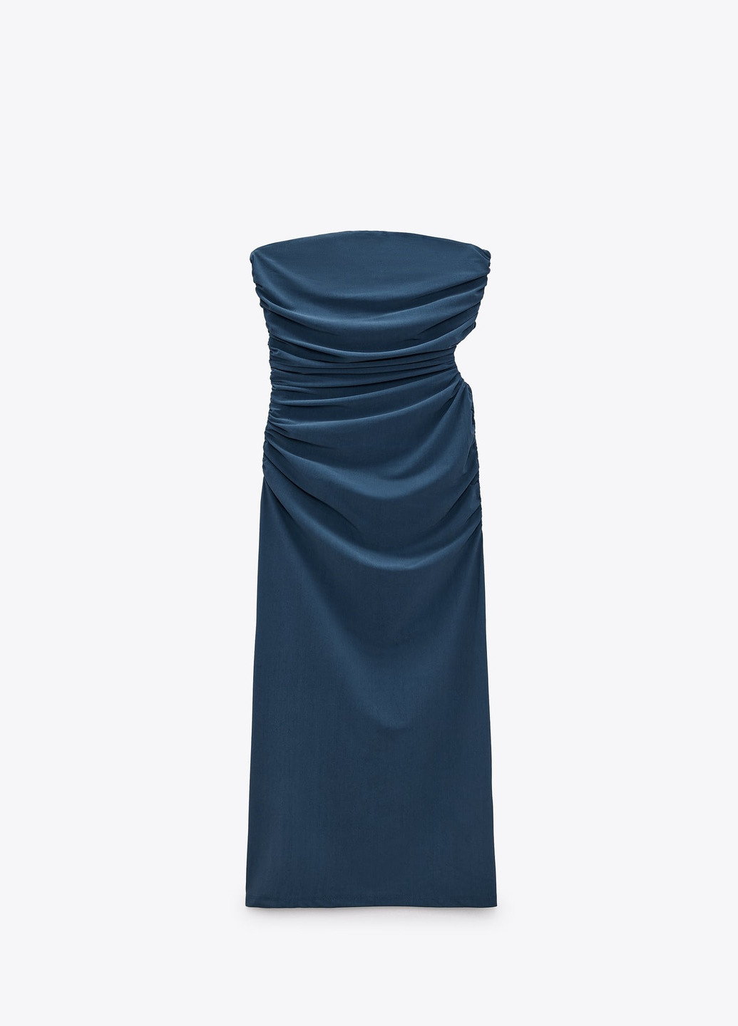 Синя кежуал сукня Zara однотонна