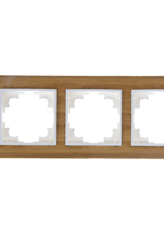 Рамка потрійна бамбук NB-3F wood Brille (258292106)