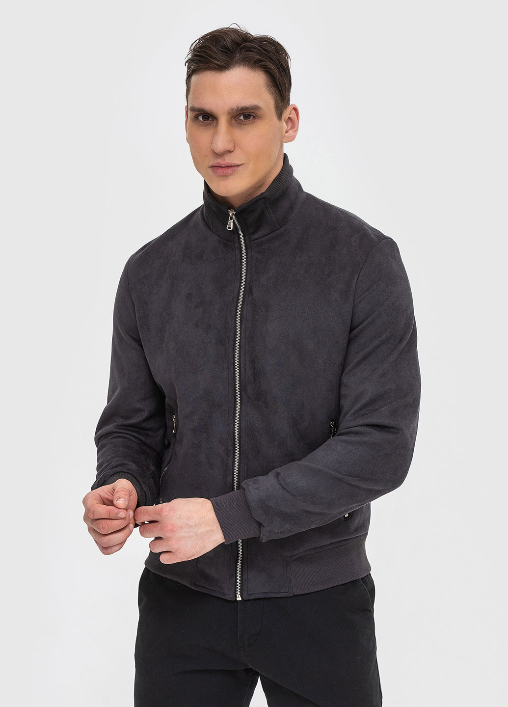 Темно-серая демисезонная ветровка Astoni ALTER