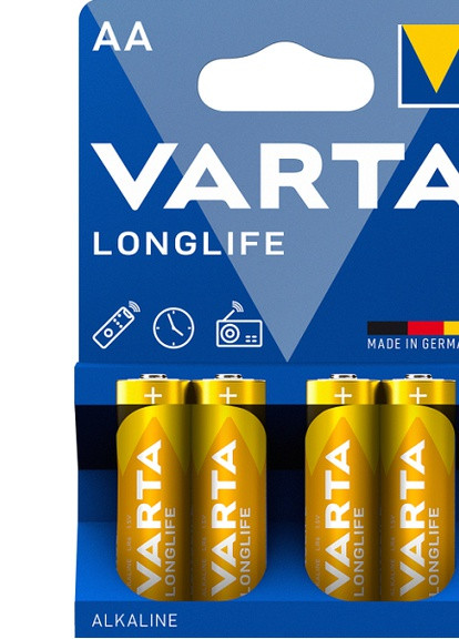 Батарейка LONGLIFE AA BLI 4 Varta (258297692)