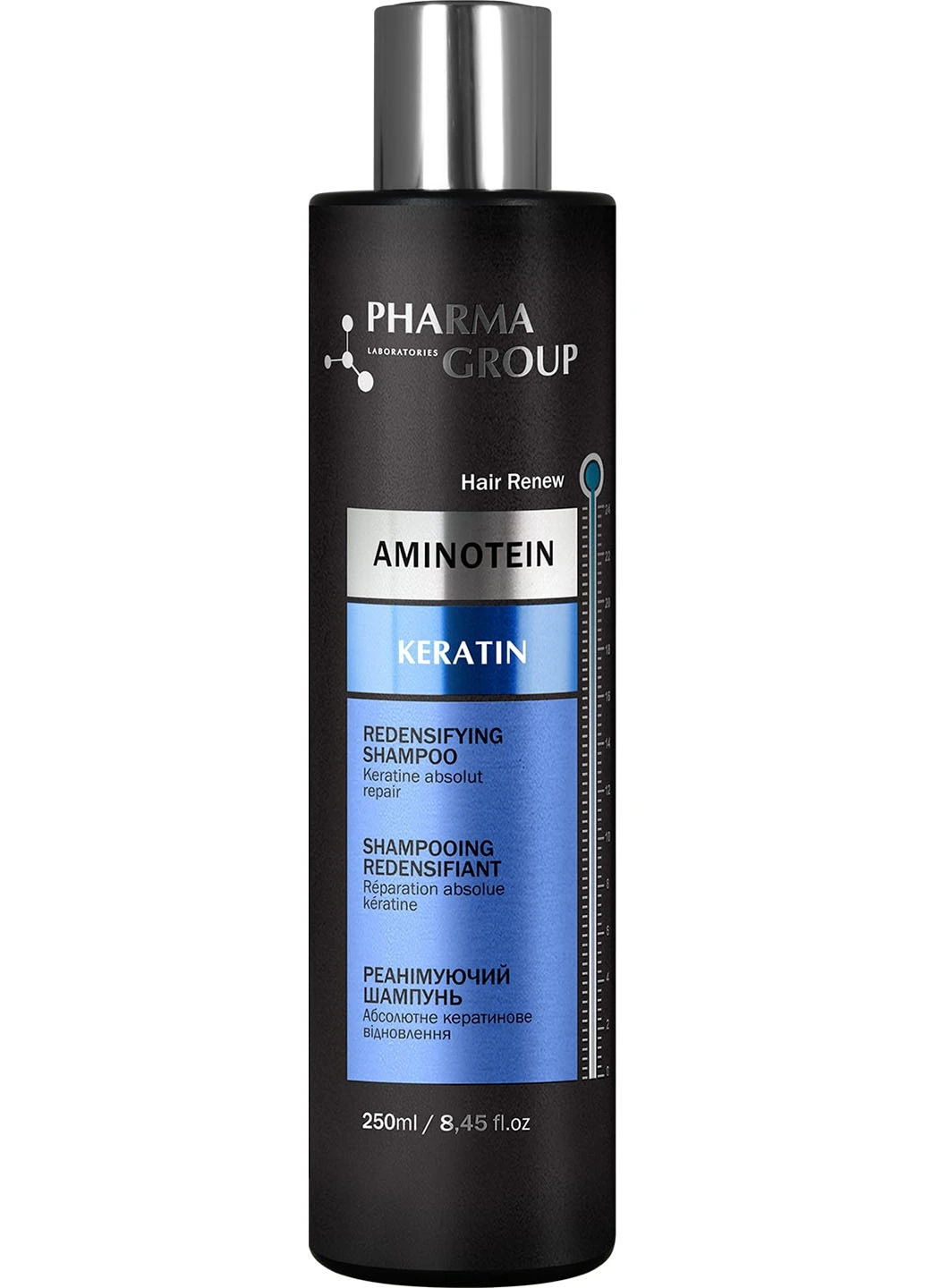 Реанімуючий шампунь "AMINOTEIN + KERATIN", 250 мл Pharma Group Laboratories (258302520)