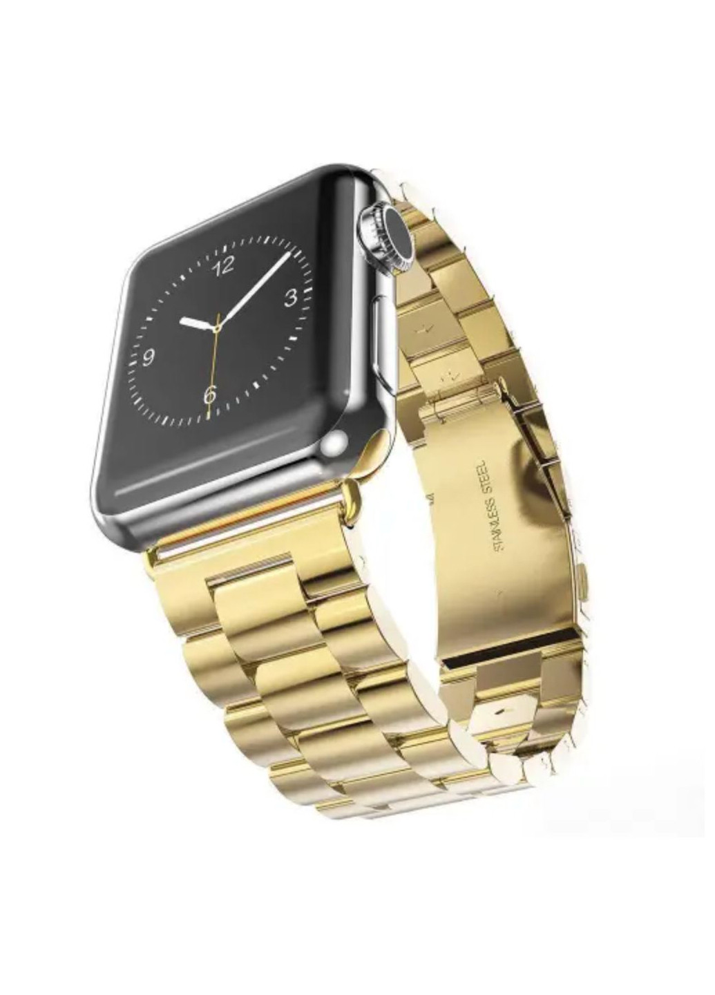 Ремешок Stainless Steel Band для Apple Watch 42/44/45/49 Gold No Brand (258310830)