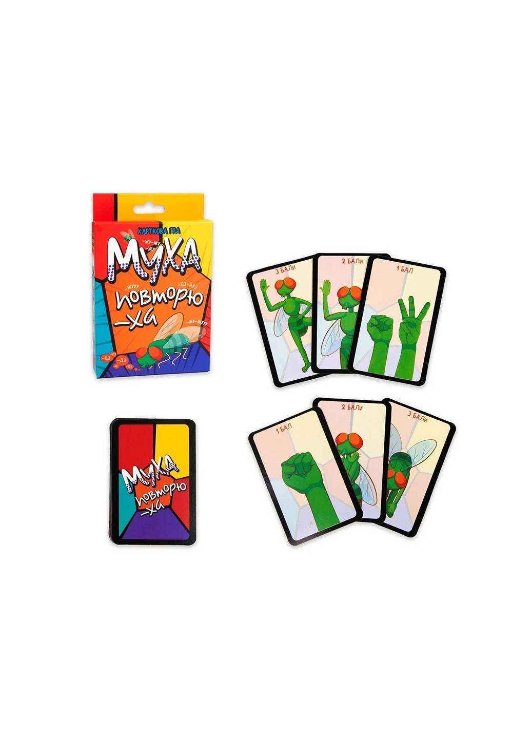 Настольная игра Stateg Муха-повторюха развлекательная на украинском языке 30380 (4823113838379) Strateg (258301951)