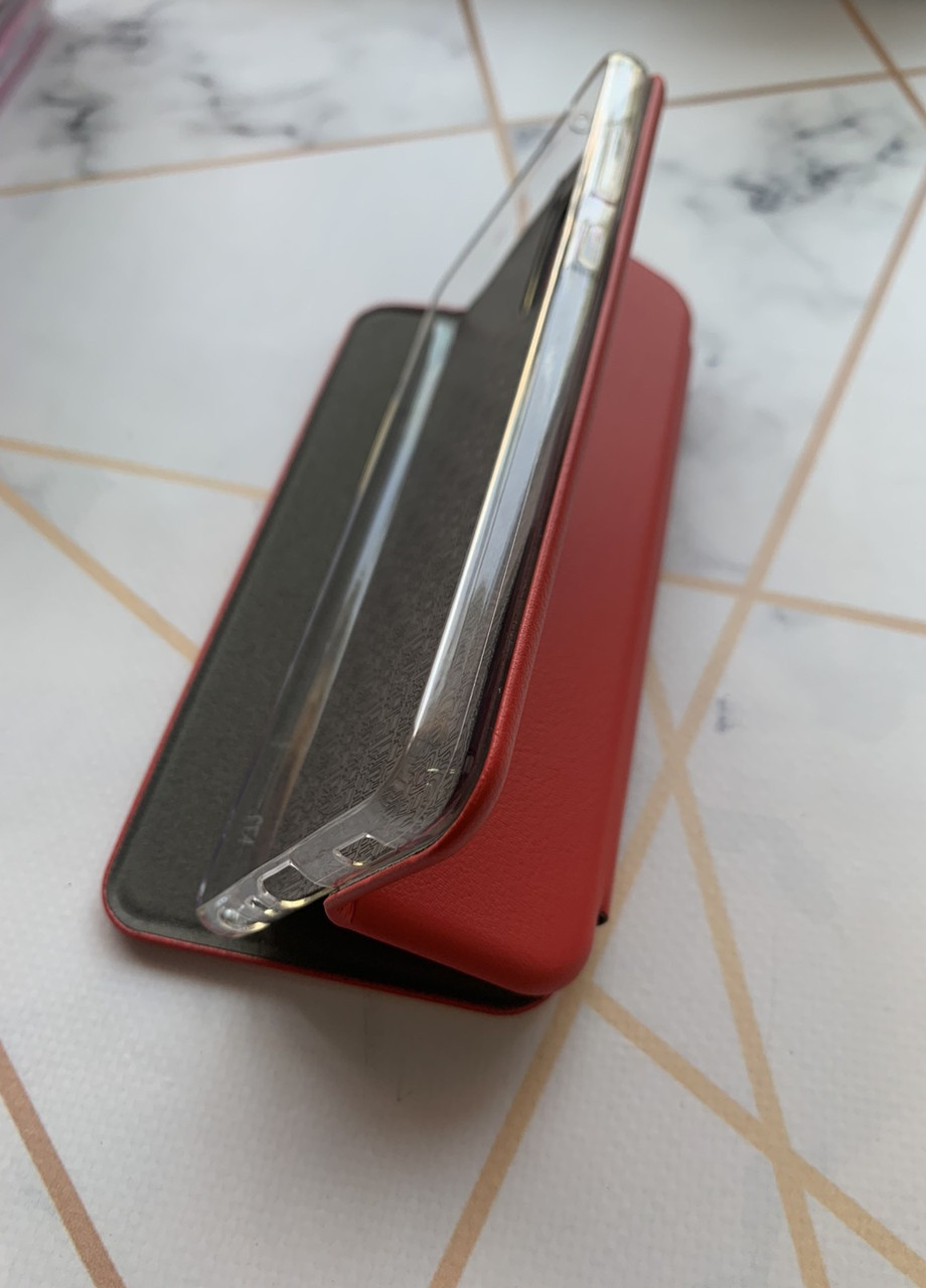 Чехол-книжка с рисунком для Samsung Galaxy A72 (A725) Красный; Фон Зебра (принт 91) G-Case (258307696)