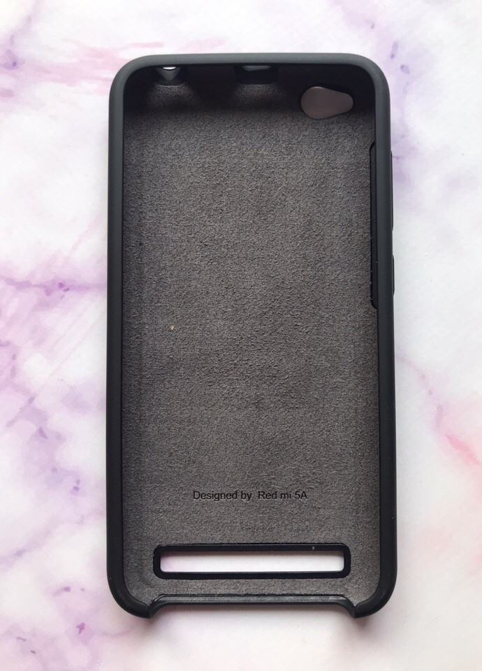 Силіконовий чохол Silicone Case для Xiaomi Redmi 5A Чорний Creative (258308534)