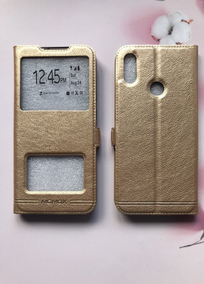 Чохол-книжка Momax для Xiaomi Redmi Note 7 Pro Золотий Creative (258309385)