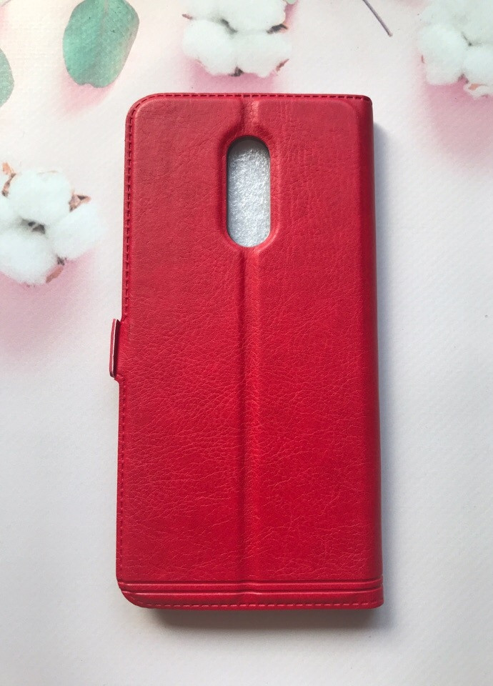 Чехол-книжка Momax для Xiaomi redmi 5 plus Красный Creative (258307526)