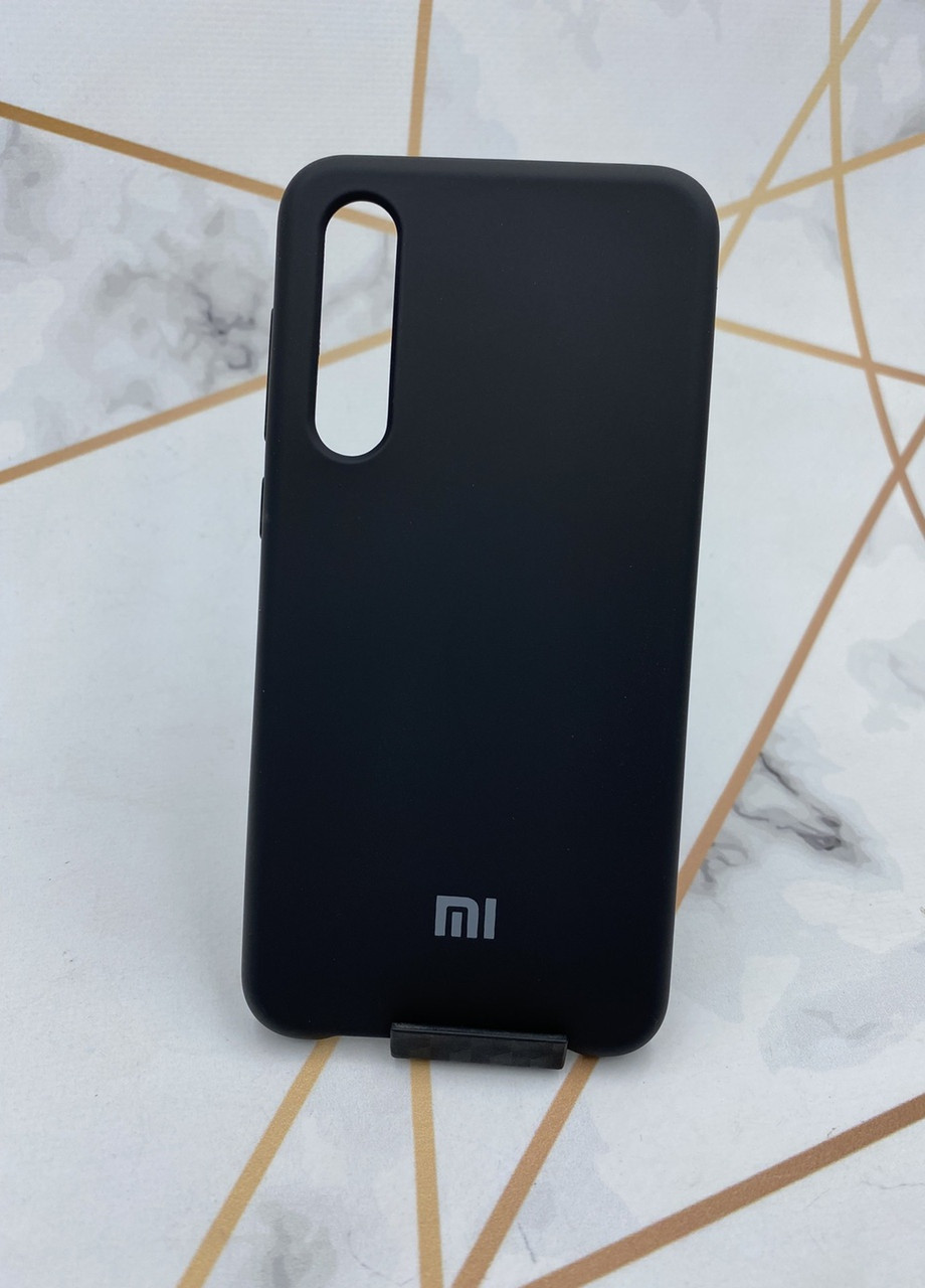 Силиконовый чехол Silicone Case для Xiaomi Mi A3 CC9e Черный Creative (258309131)