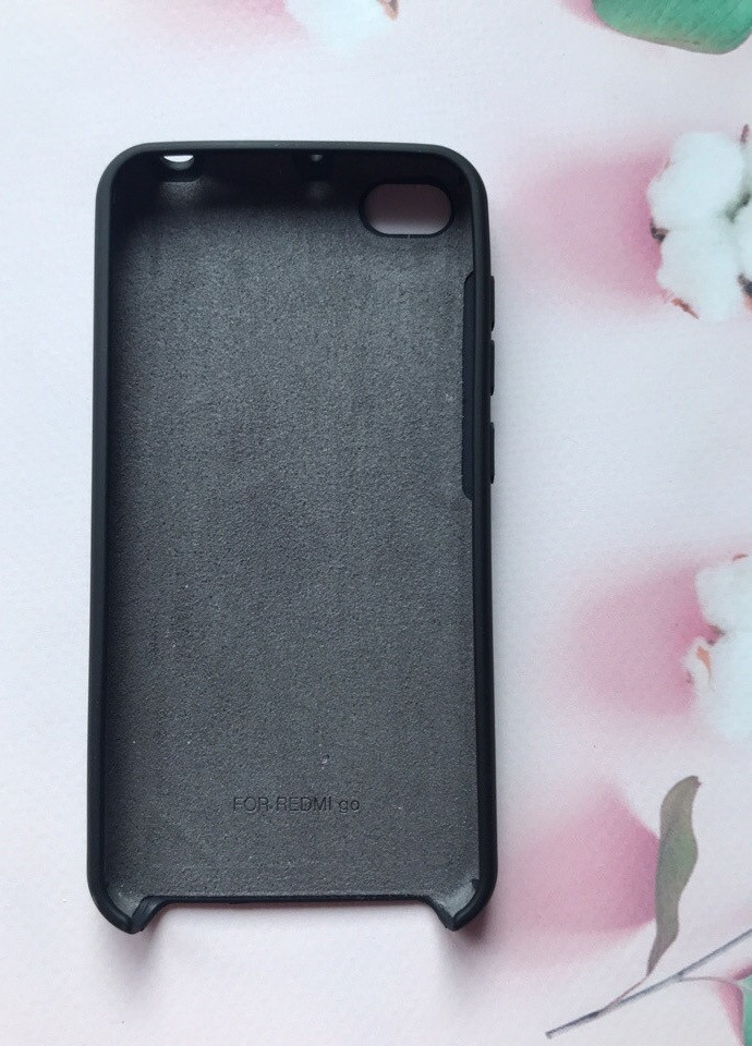 Силиконовый чехол Silicone Case для Xiaomi Redmi Go Чёрный Creative (258308849)