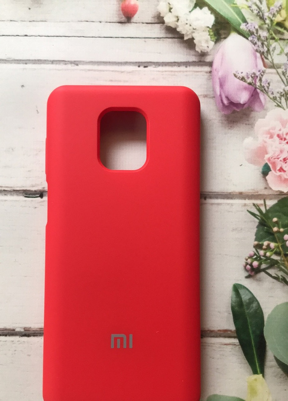 Силиконовый чехол Silicone Case для Xiaomi Redmi Note 9 Pro / Note 9S / Note 9 Pro Max Красный Creative (258309294)