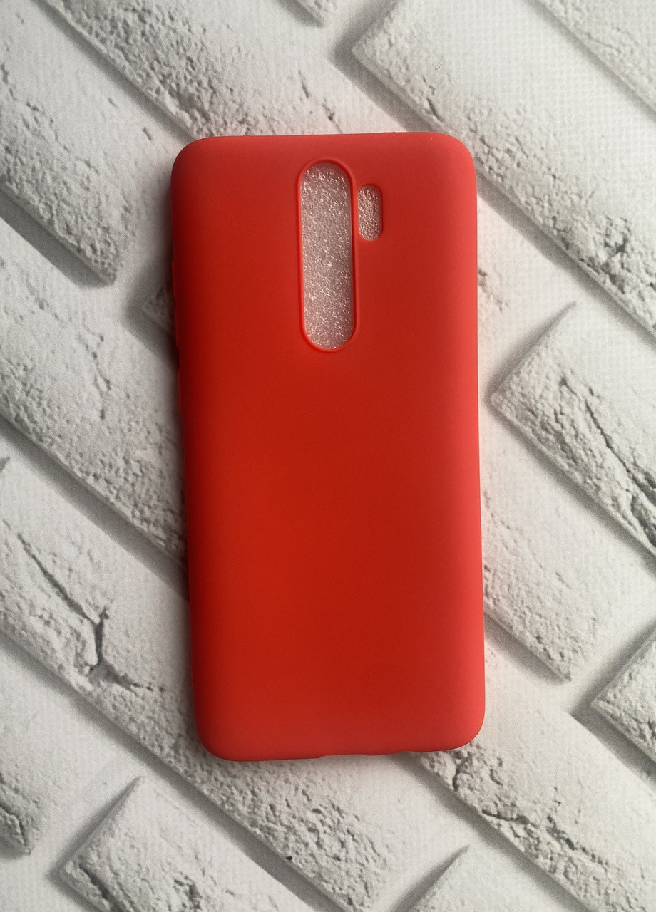 Силиконовый матовый чехол для Xiaomi Redmi Note 8 Pro Красный Creative (258308342)
