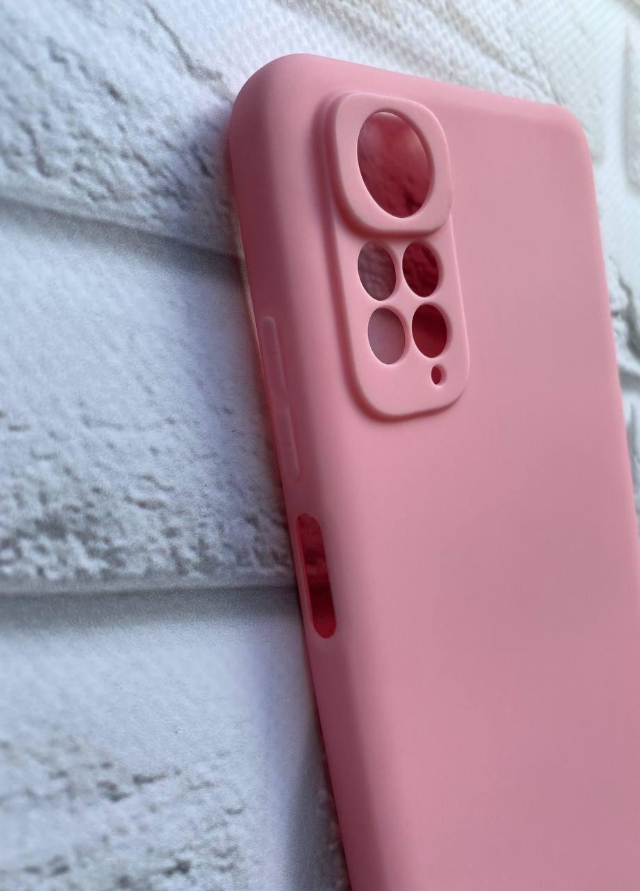 Силиконовый матовый чехол для Xiaomi Redmi Note 11 4G Розовый Creative (258306889)