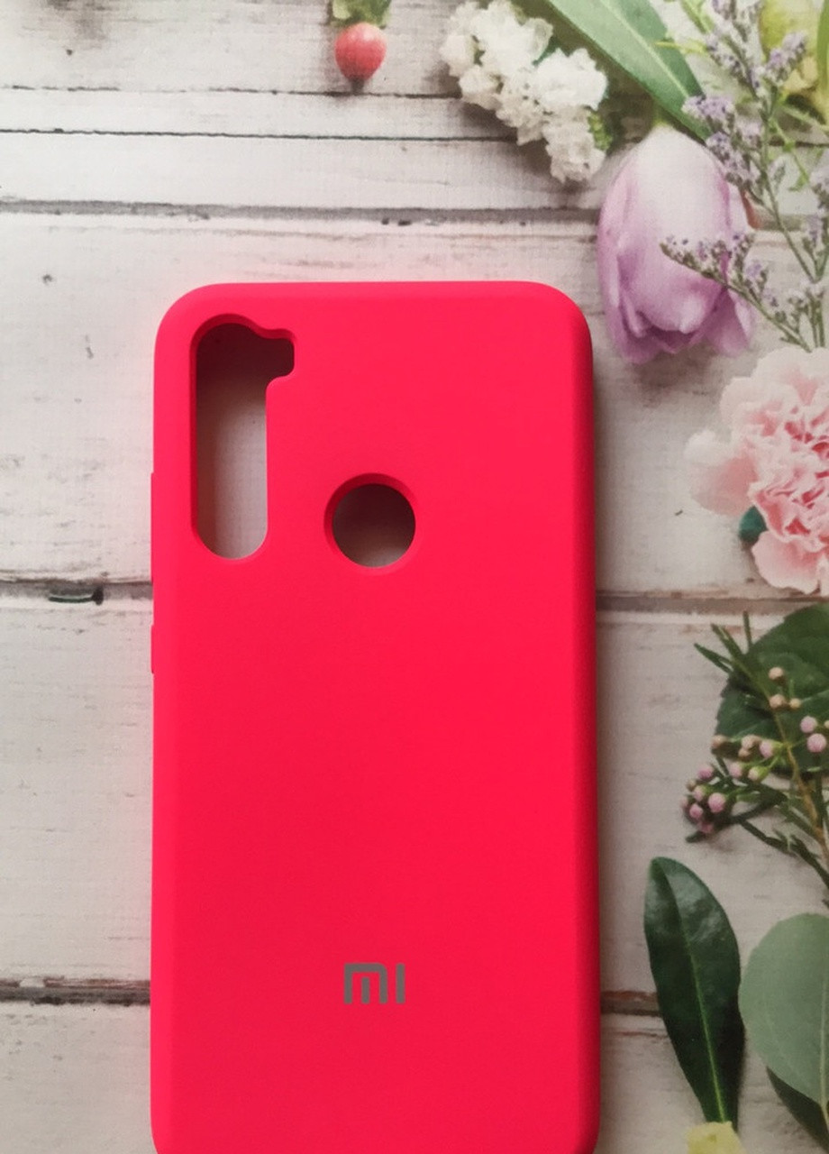Силиконовый чехол Silicone Case для Xiaomi Redmi Note 8 Малиновый Creative (258309482)