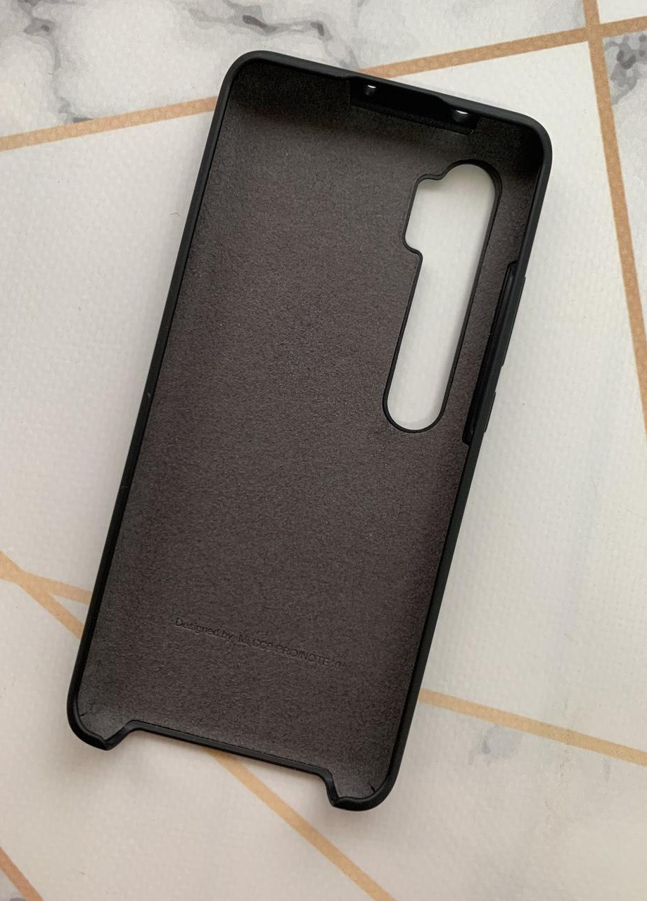 Силиконовый чехол Silicone Case для Xiaomi Mi Note 10 / Note 10 Pro Черный Creative (258306199)