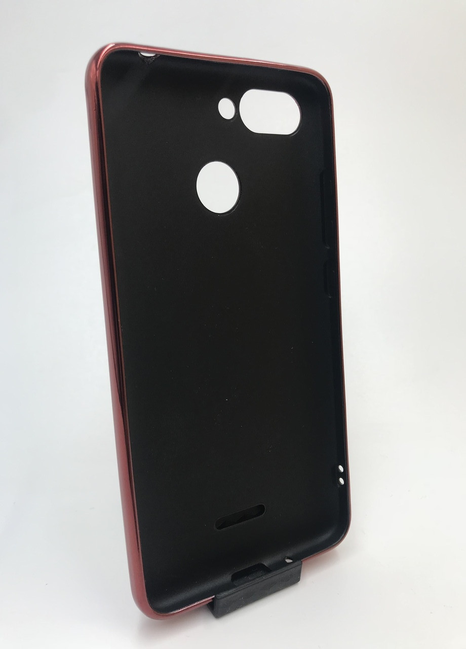 Силіконовий глянцевий чохол з логотипом для Xiaomi Redmi 6 Червоний Creative (258306293)