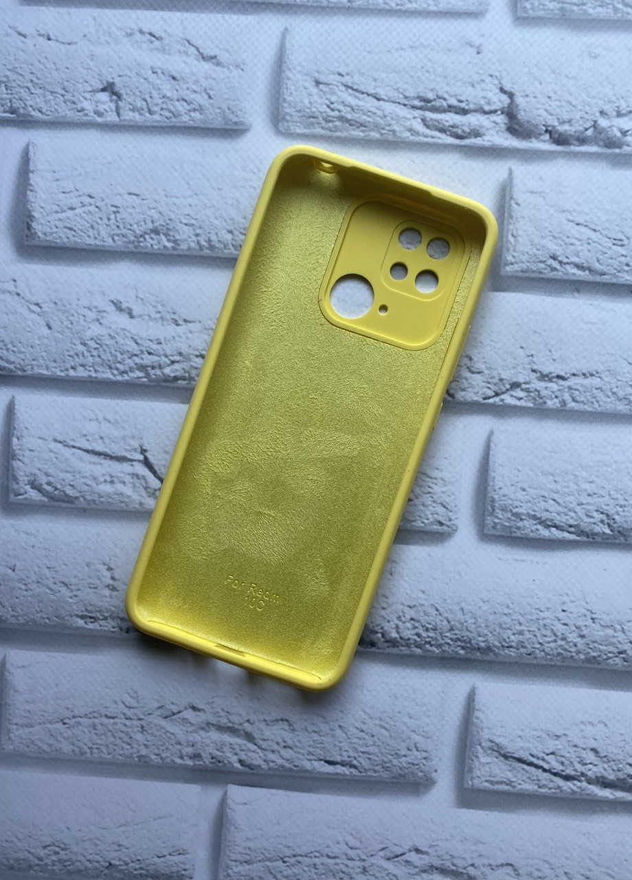 Чохол Silicone Case Силікон Кейс для Xiaomi Redmi 10C Жовтий Creative (258310402)