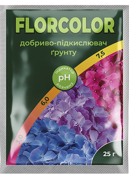 Удобрение подкислитель почвы Флорколор (Florcolor) 25 г No Brand (258303231)
