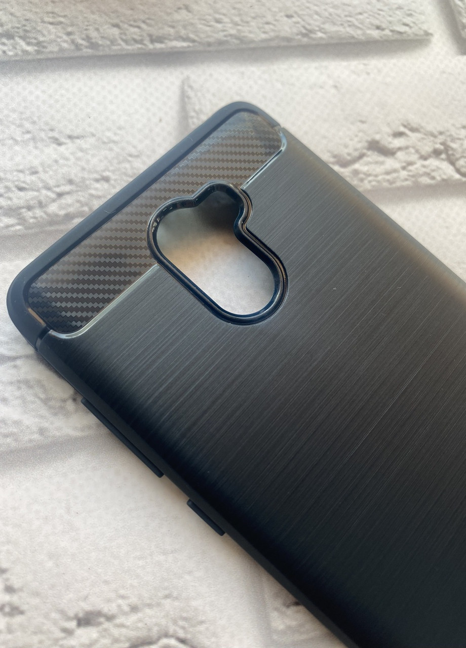 Силиконовый чехол карбоновый для Xiaomi Redmi 4 Черный Creative (258308667)