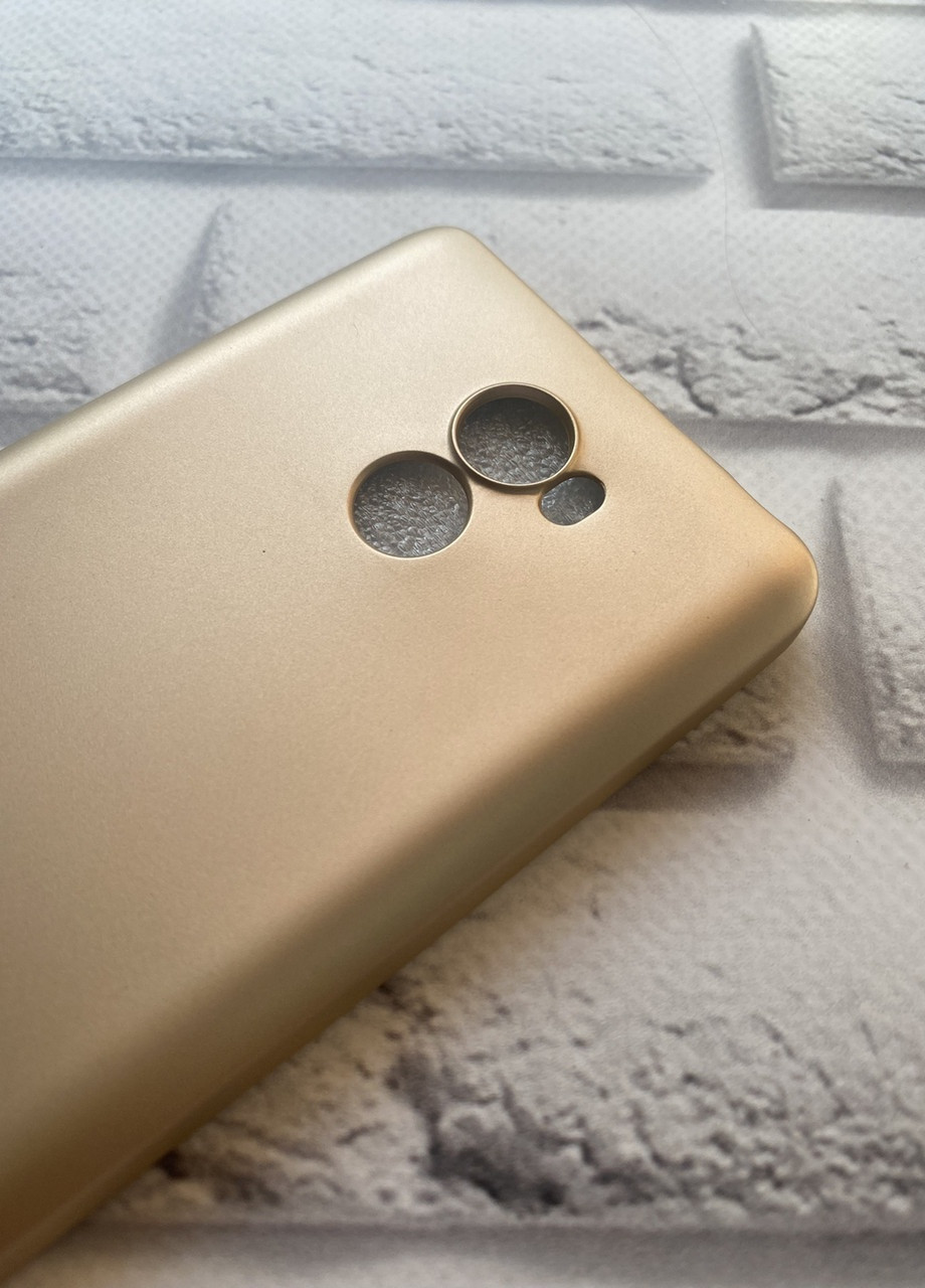 Силиконовый чехол для Xiaomi Redmi 4 Золотой Creative (258306185)
