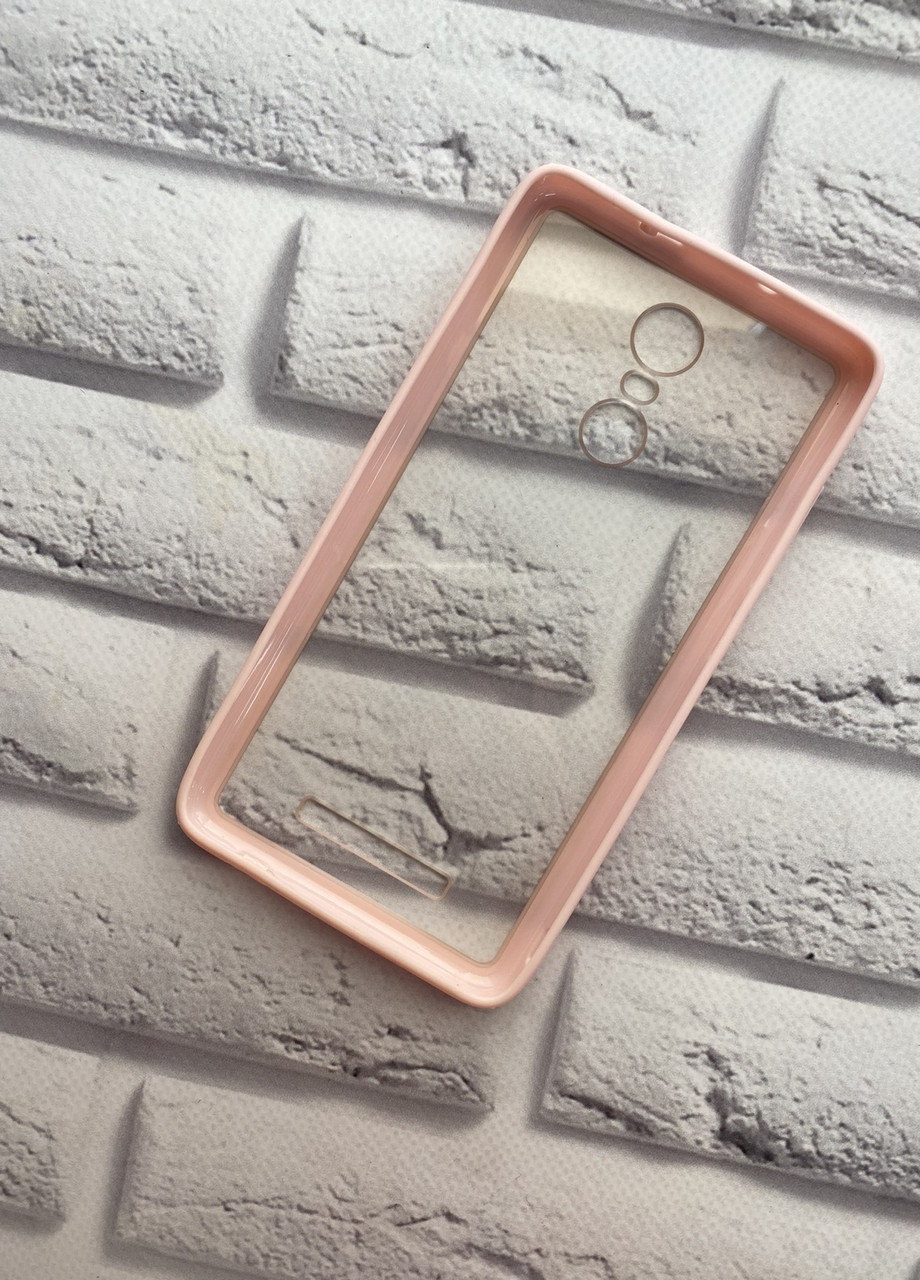 Силиконовый чехол с бампером для Xiaomi Redmi Note 3 / Note 3 Pro Розовый Creative (258308831)