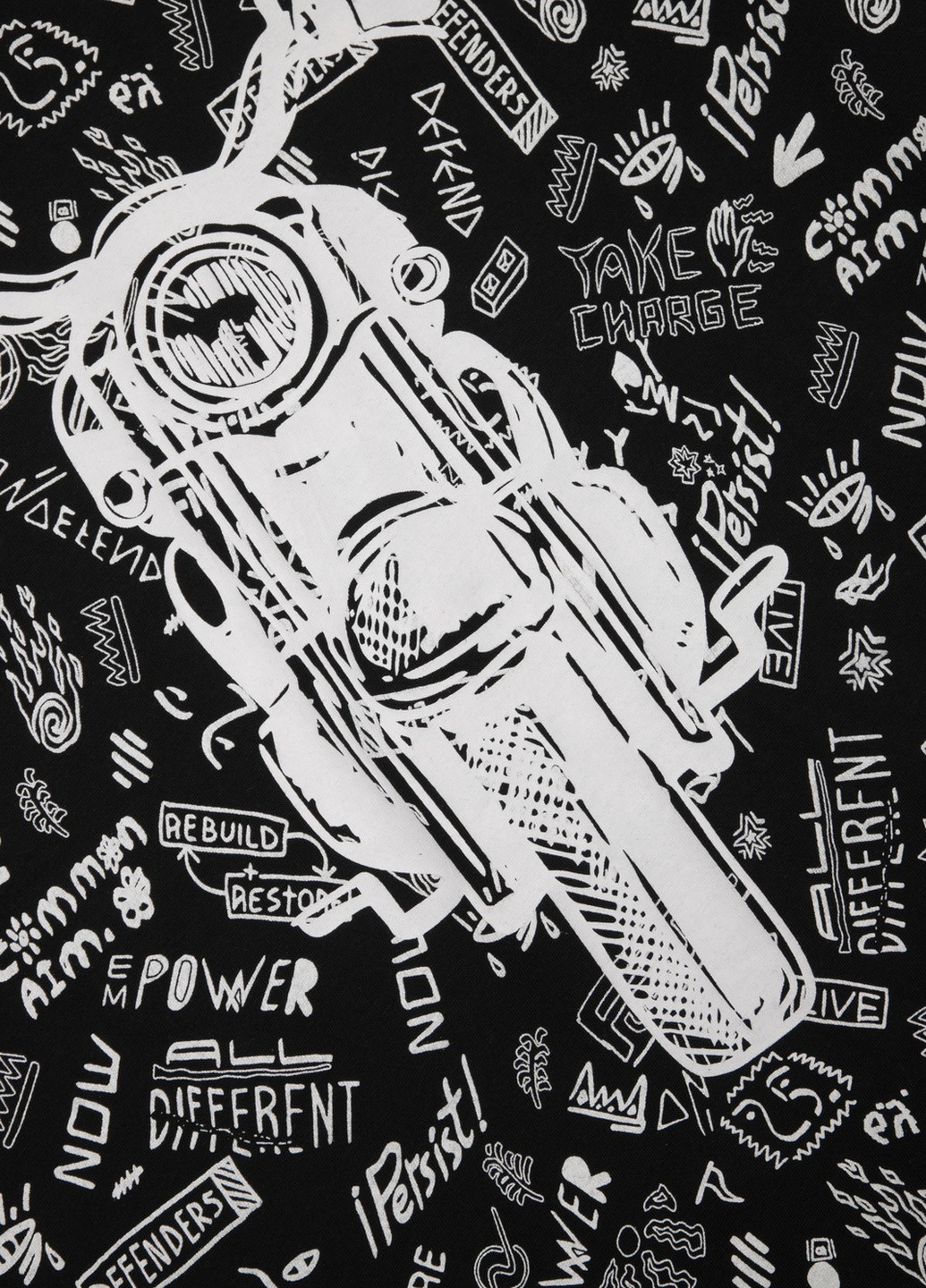 Чорна футболка Coccodrillo