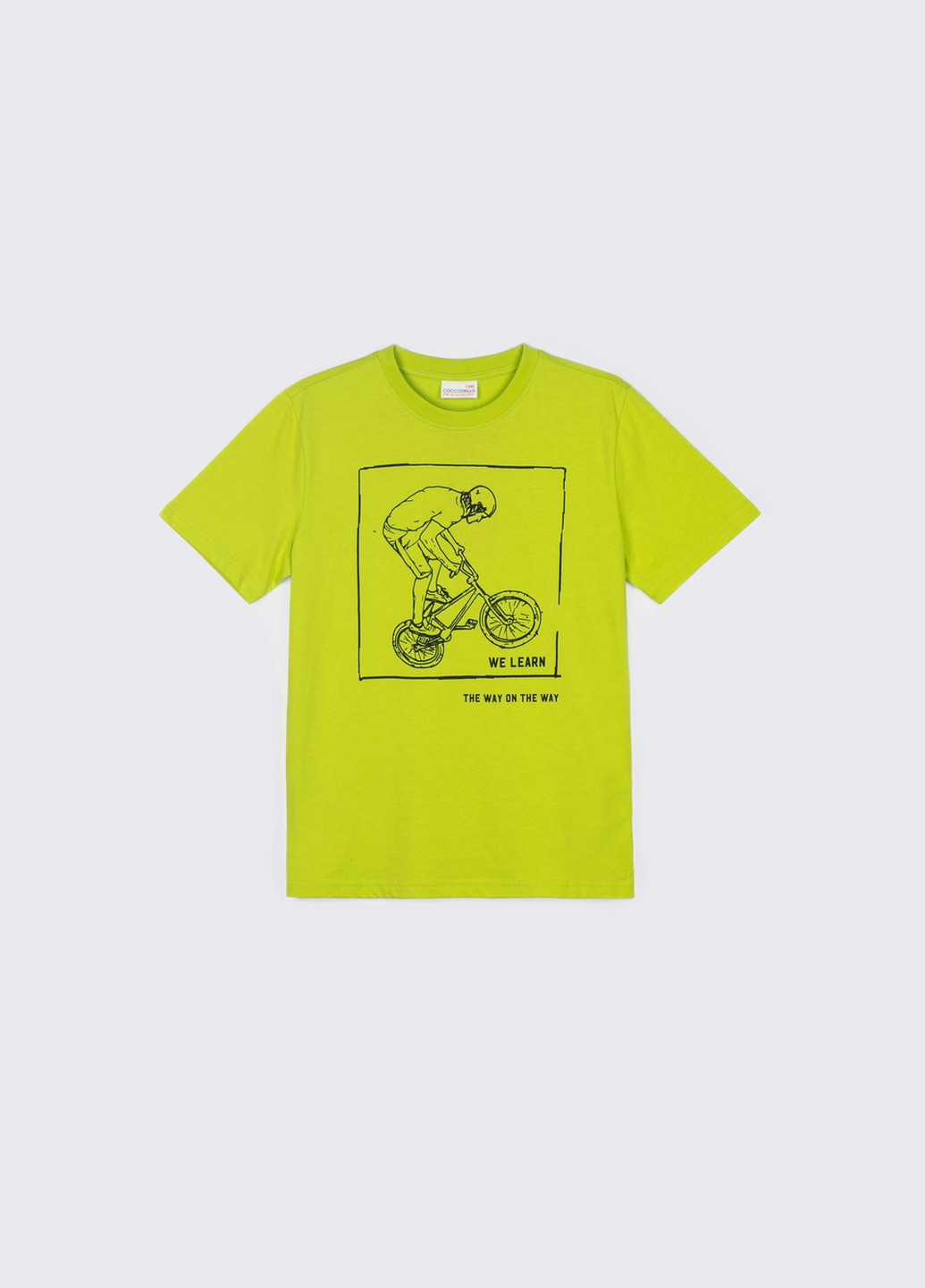 Салатова футболка Coccodrillo