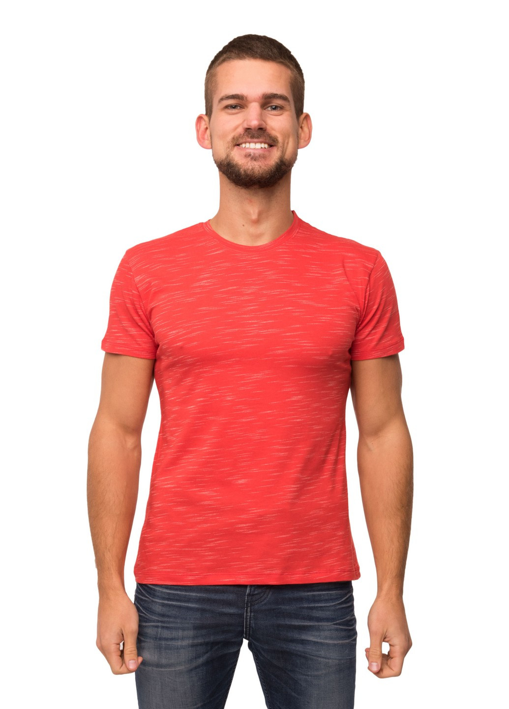 Красная футболка мужская Наталюкс 16-1347