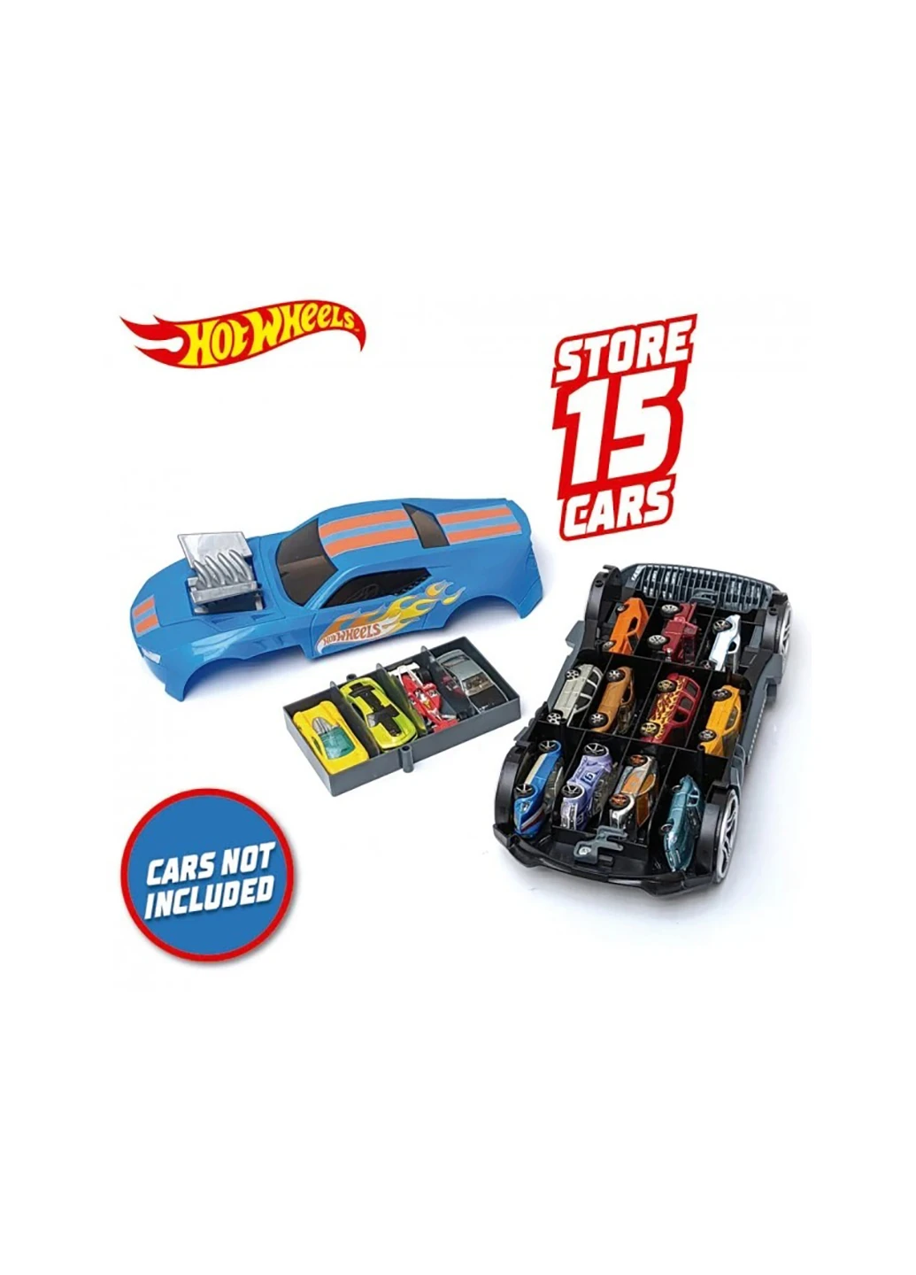 Гоночный автомобиль-гараж 2 в 1 HWCC15 Hot Wheels (258320187)