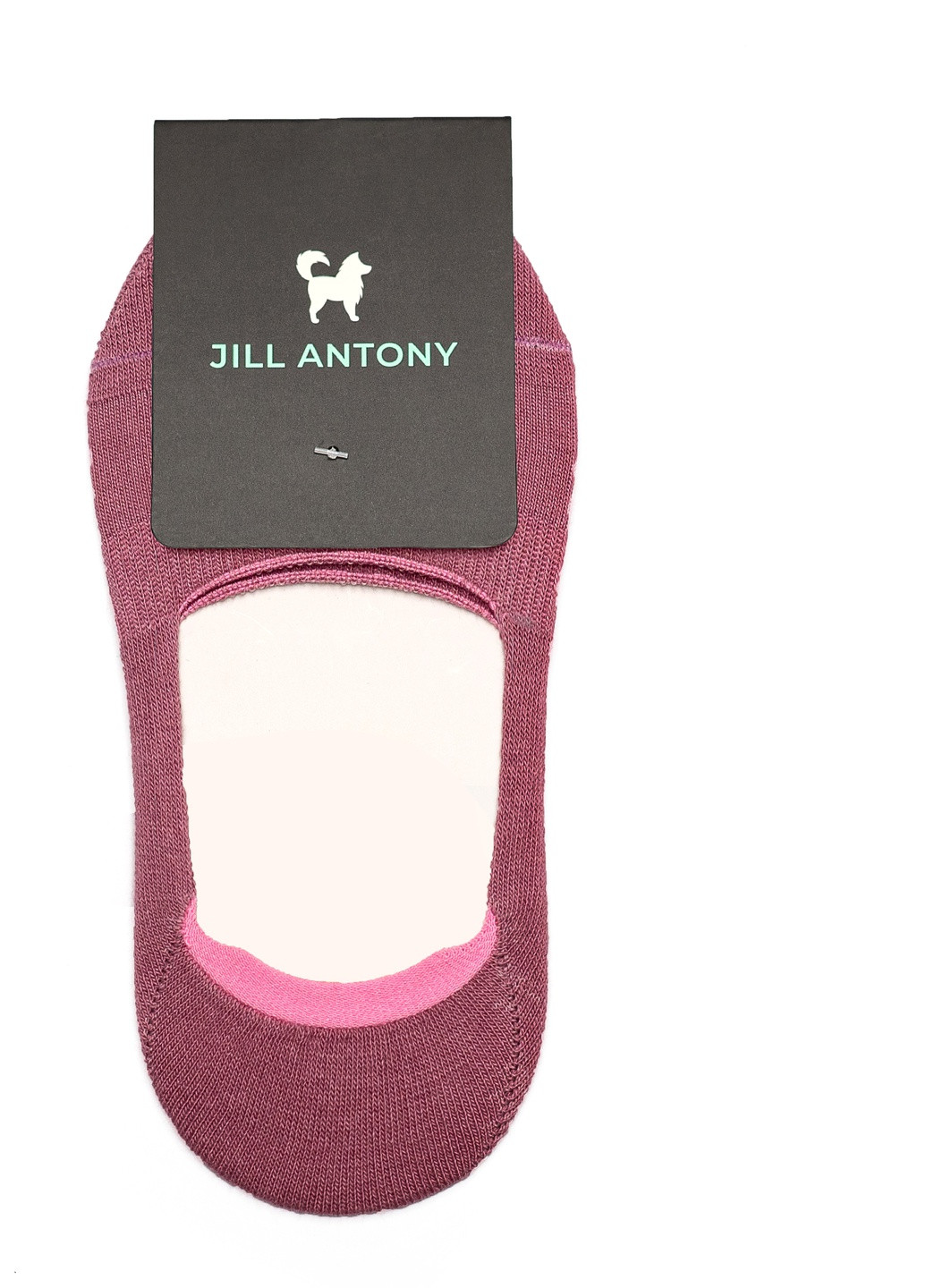 Бесшовные дышащие следы с силиконом розовые ORGANIC cotton 38-40 арт. 31001 JILL ANTONY (258387847)