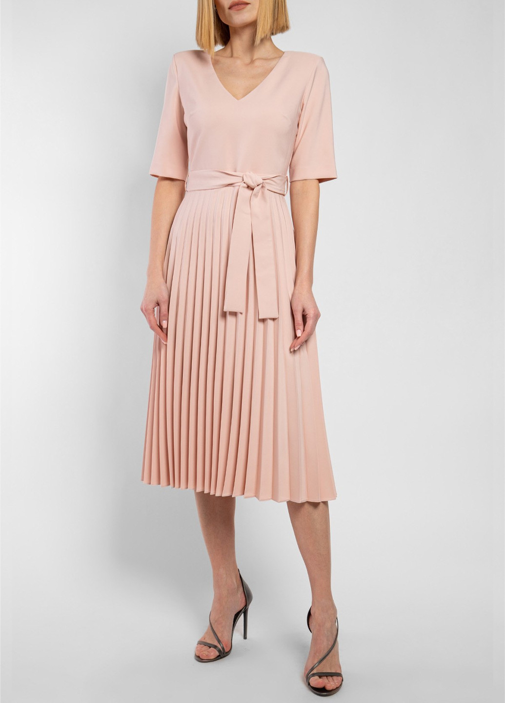 Розовое кэжуал платье Kocca