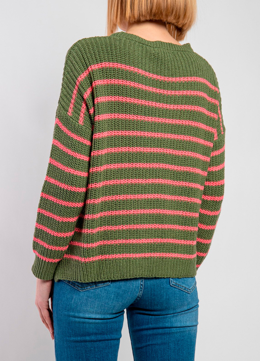 Зелений демісезонний светр Fred Mello