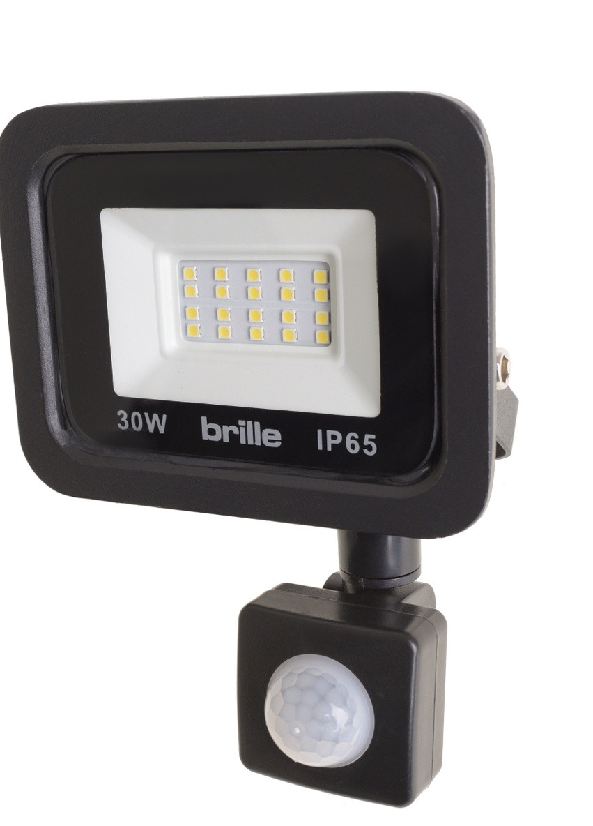 Світлодіодний прожектор з датчиком руху HL-19P/30W CW IP65 Brille (258329681)