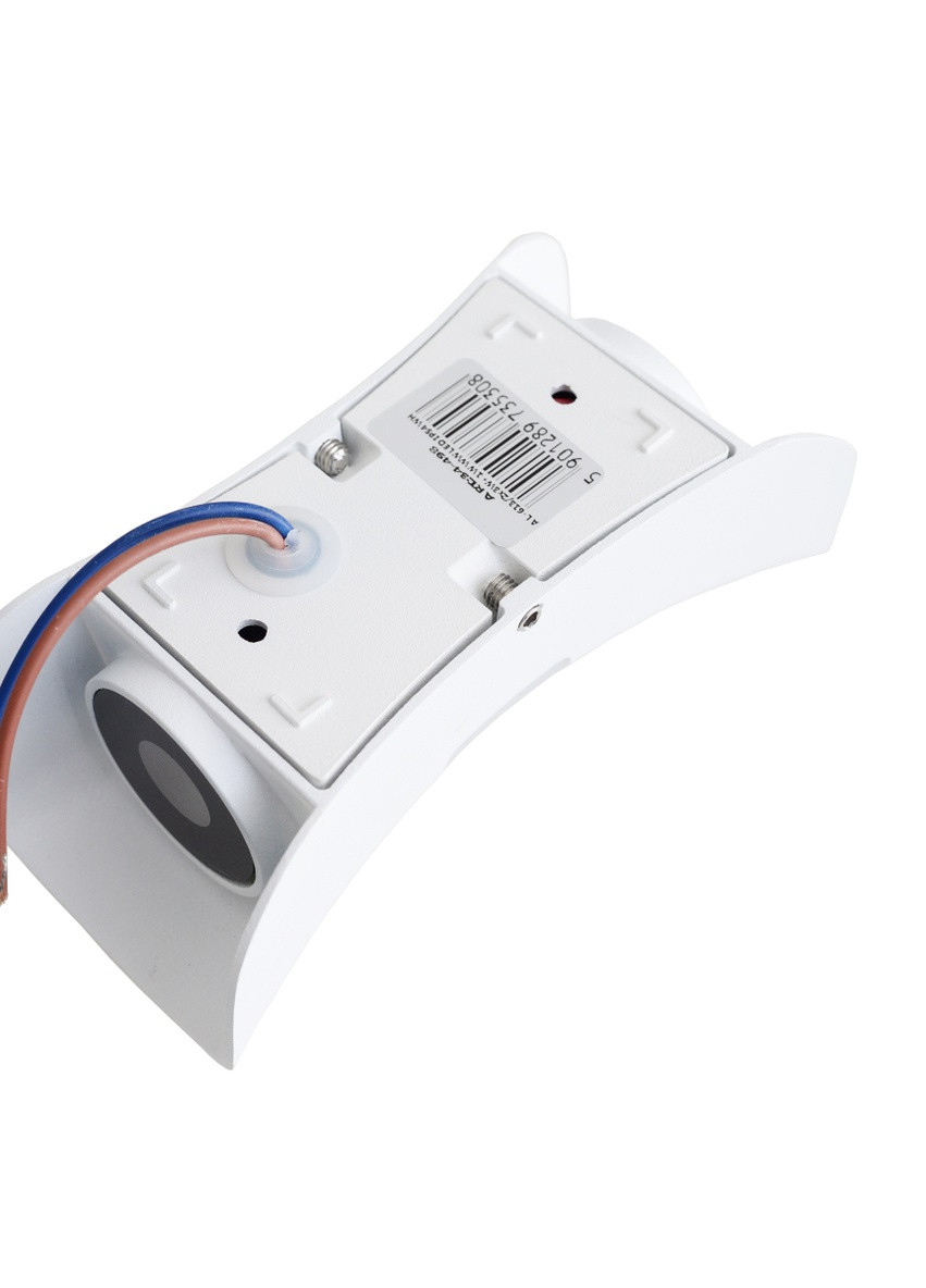 Фасадний світильник AL-613/2х3W+1W WW LED IP54 WH Brille (258329689)