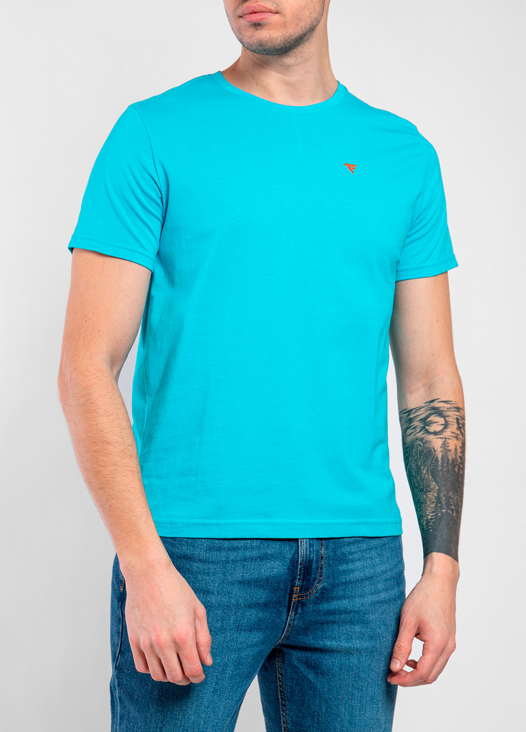 Блакитна футболка Fred Mello