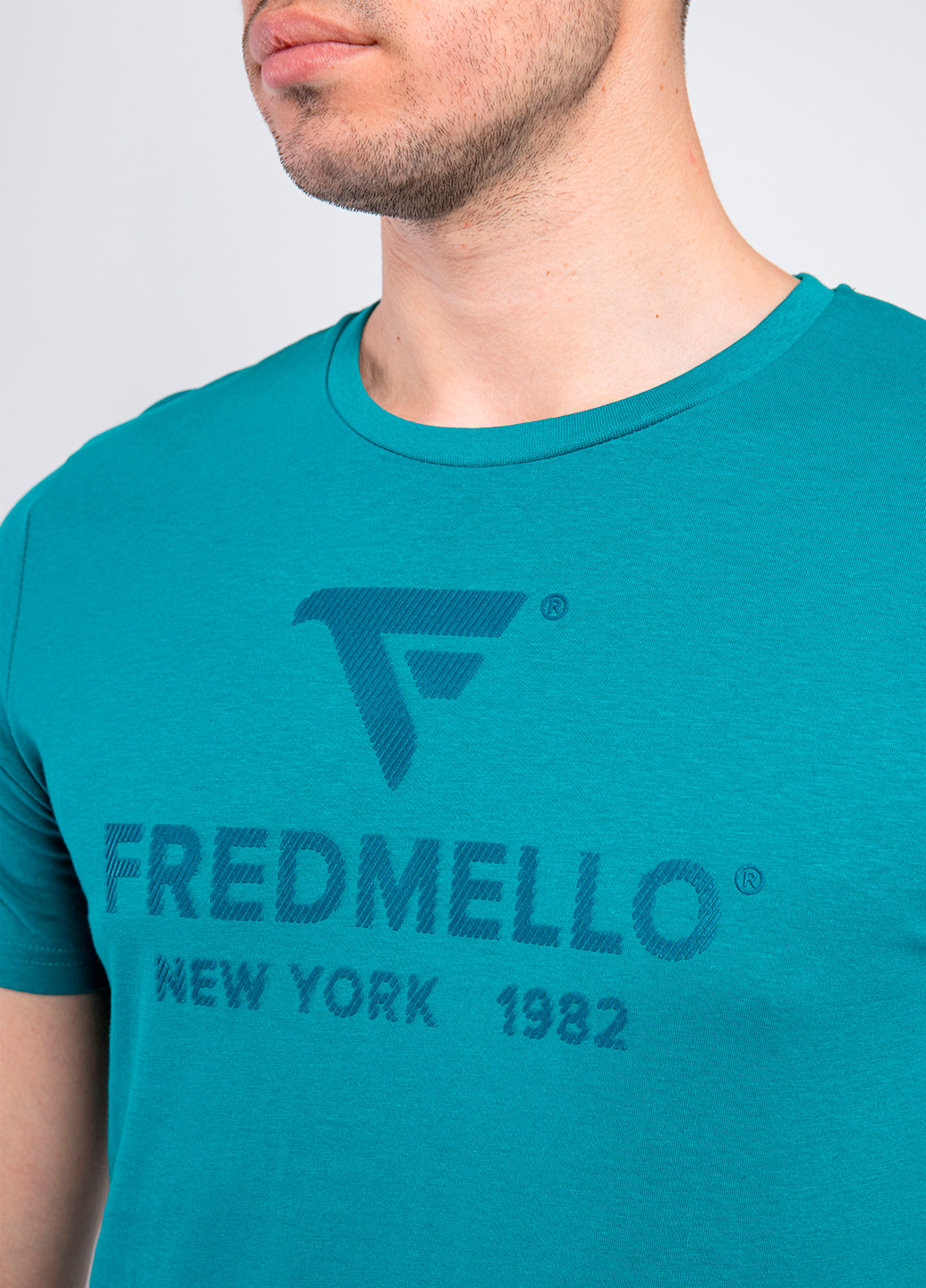Бирюзовая футболка Fred Mello