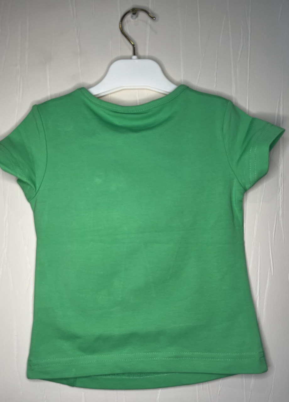 Зеленая демисезонная футболка Deloras