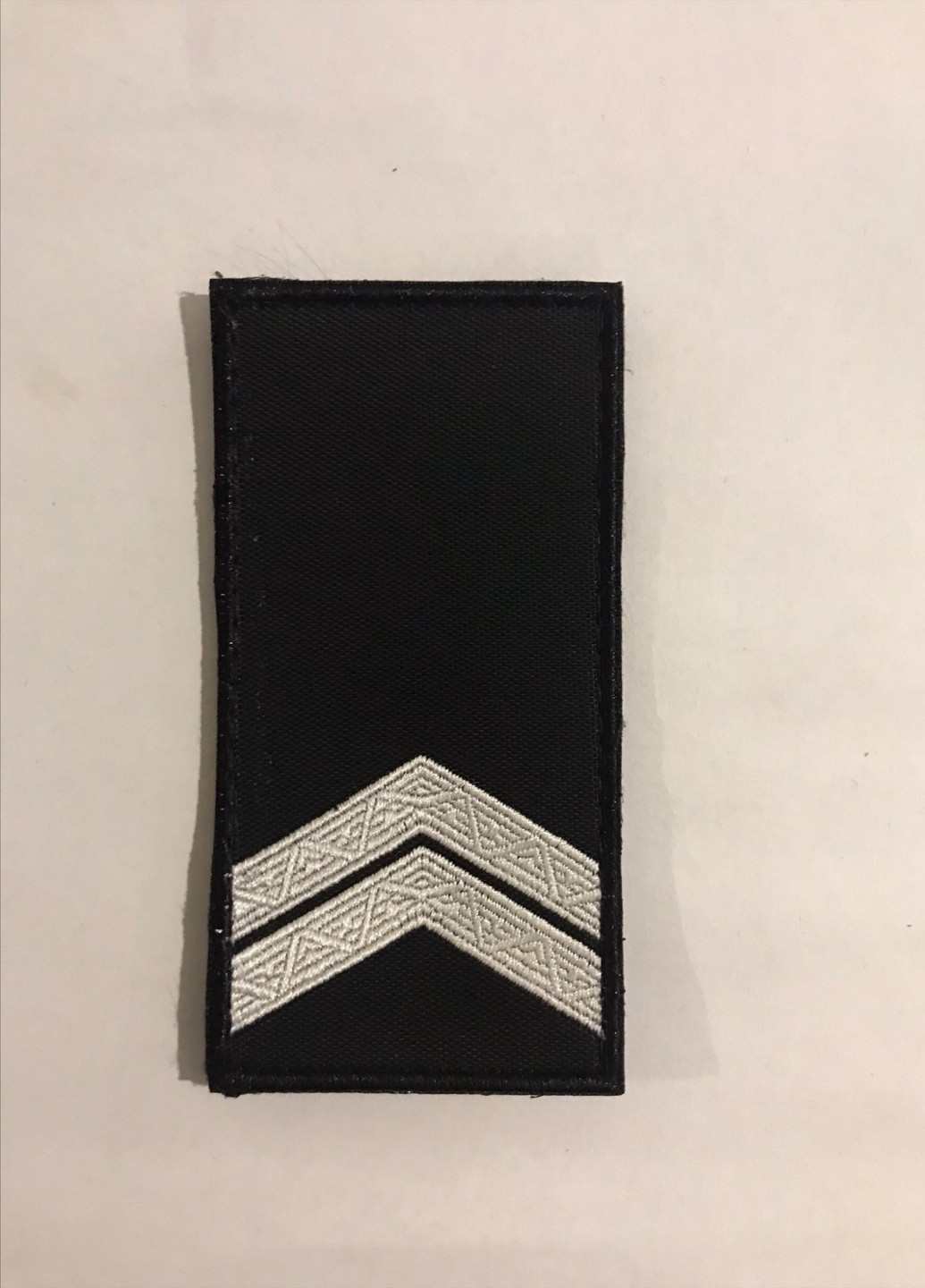 Пагон Шевроны с вышивкой Капрал полиции (чёрный фон-белые звёзды) раз. 10*5 см 4PROFI (258331168)