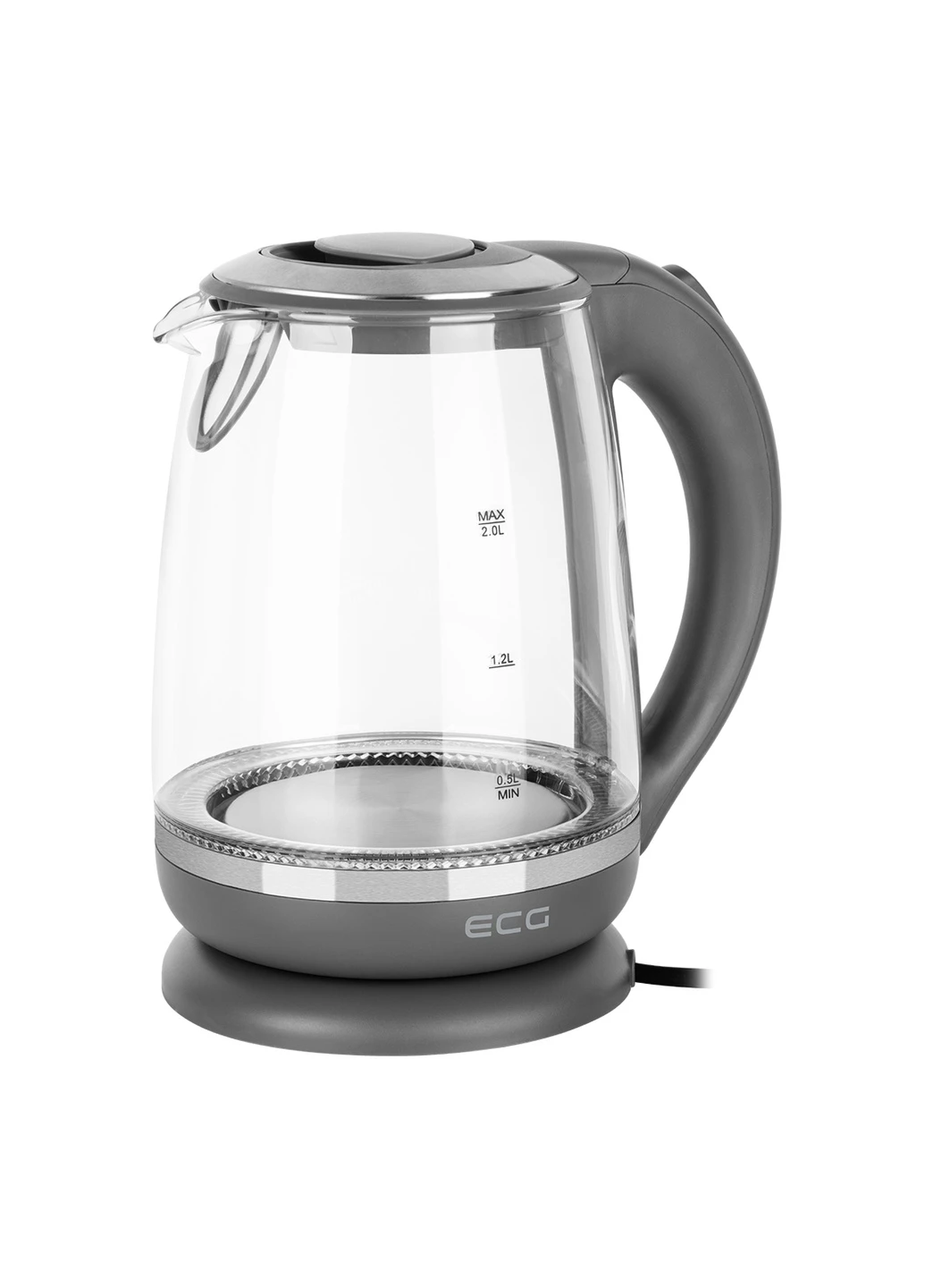 Электрочайник RK 2020 Grey Glass (RK2020 Grey Glass) ECG (258335820)