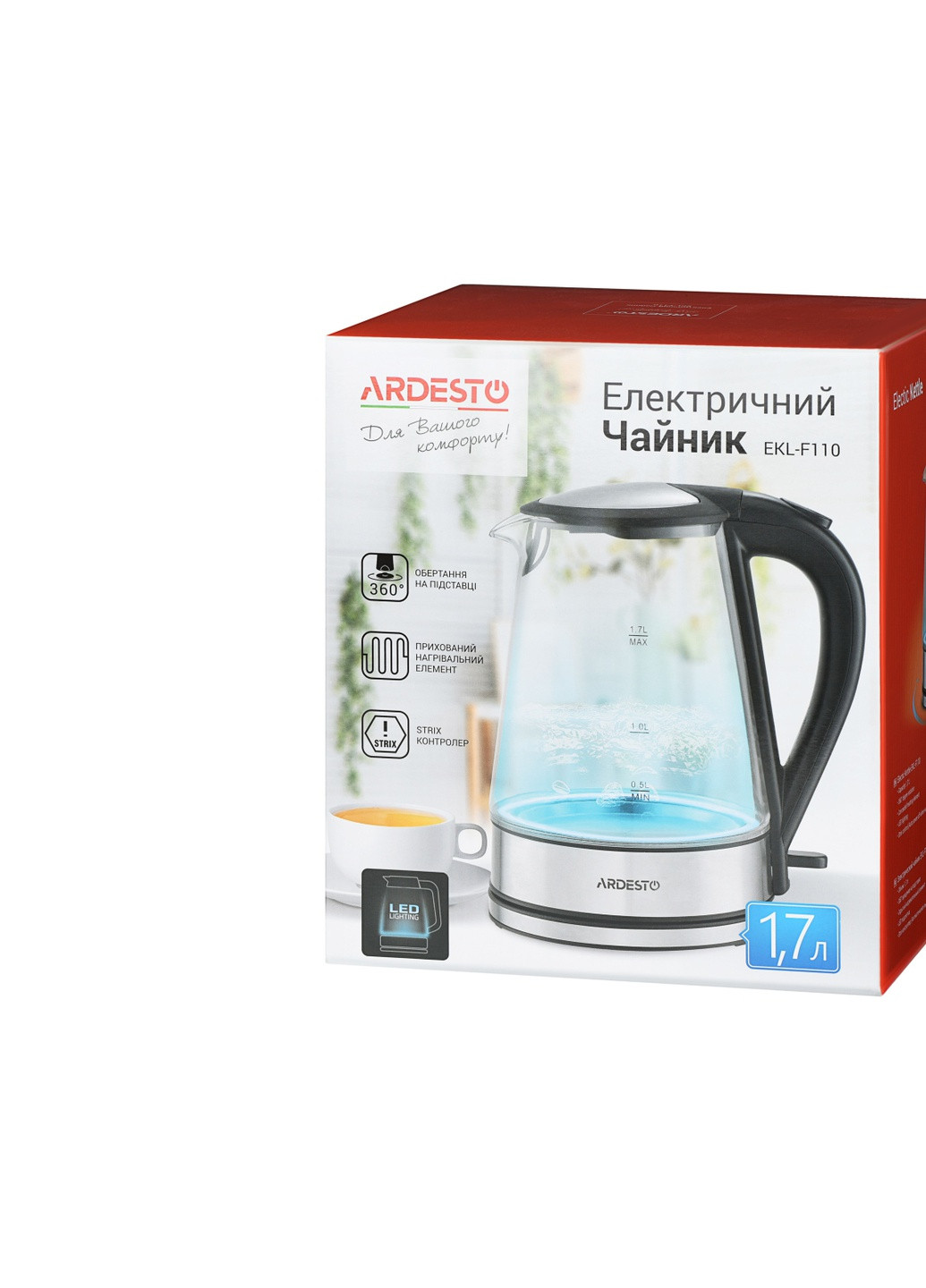 Електрочайник EKL-F110 Ardesto (258335653)